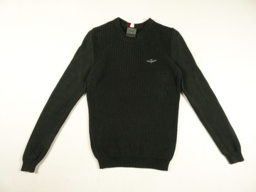 Aeronautica Militare Sweter Gruby Knit Cotton M