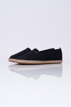 Espadryle czarne BASIC TOMMY FLAT ESPADRILLE TOMMY HILFIGER 39