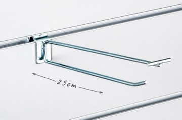 Одинарный крючок. Стенка оцинкованная, со стрелой 15 см.