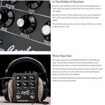 Гитарный предусилитель Combo Deluxe 65 TC Electronic