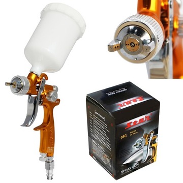 Pistolet lakierniczy STAR EVO-T 106TF SLV dysza 0,8 mm górny zbiornik 250ml