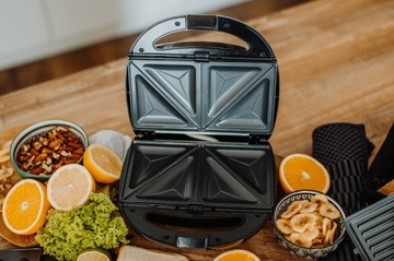 СЭНДВИЧ-ГОРОДКА ТОСТЕР ВАФЕЛЬНИЦА ГРИЛЬ 5 В 1 СЭНДВИЧ XL ДЕТСКАЯ УЛЫБКА