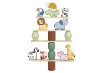 ДЕРЕВЯННАЯ ПАЗЛ-ПАЗЛ ЖИВОТНЫЕ МОНТЕССОРИ ВУПИ ЗЕЛЕНЫЙ