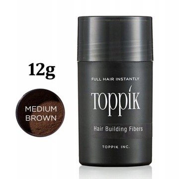 Oryginalny Kosmetyk TOPPIK 12g - ŚREDNI BRĄZ