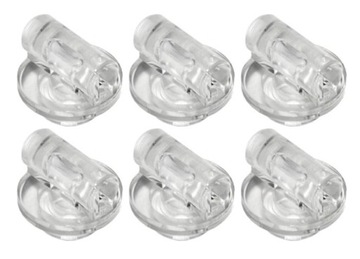 LEGO Uchwyt do Figurki Bezbarwny Trans-Clear 6 sztuk 6510217 79194