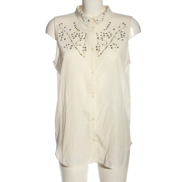 H&M Top koszulowy Rozm. EU 38 kremowy