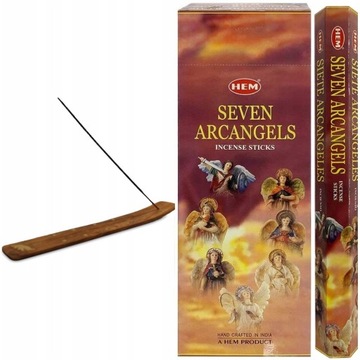 Indyjskie Kadzidełka Siedmiu Archaniołów Seven Archangels Arom 20 Sztuk HEM