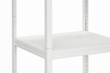 Полка металлическая ПИКА, белый, 5 полок, 180х100х30