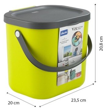 ROTHO BIO ALBULA БАК ДЛЯ СЕГРЕГАЦИИ МУСОРОВ 6 Л