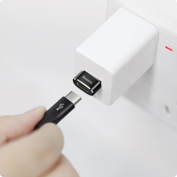 АДАПТЕР BASEUS OTG USB-C TYPE-C на USB-A 3A ПЕРЕДАЧА ДАННЫХ