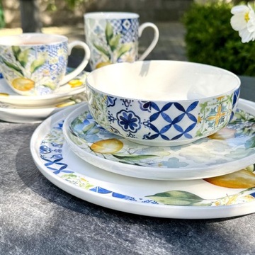 Чашка с блюдцем 240 мл LIMONETTI VILLA ITALIA