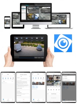 НАБОР НАБЛЮДЕНИЯ 6 НАРУЖНЫХ IP-КАМЕР POE 8 МИКРОФОН ДЛЯ ДОМАШНИХ DVS