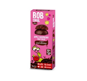 BOB SNAIL MALINA JABŁKO W CIEMNEJ CZEKOLADZIE