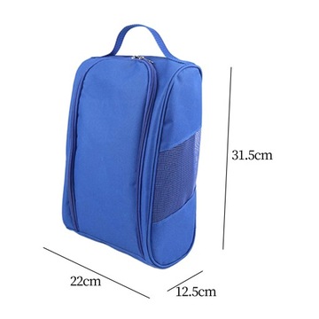 Сумка для обуви для гольфа Прочная сумка для обуви большой вместимости для оборудования для гольфа, синяя