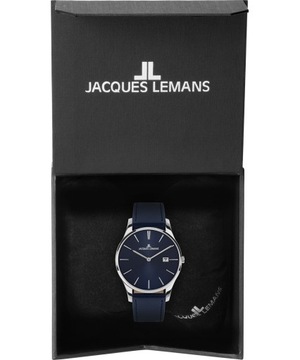 Zegarek męski Jacques Lemans London Skóra naturalna