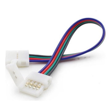 РАЗЪЕМ ДЛЯ СВЕТОДИОДНОЙ ЛЕНТЫ 4-КОНТАКТНЫЙ РАЗЪЕМ RGB С КАБЕЛЕМ