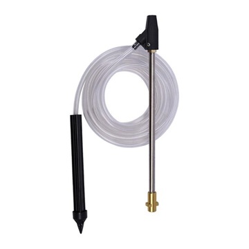 Dysza z lancą obrotową do podkładki z rurką