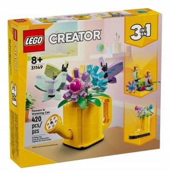 LEGO ПОДАРОК ​​ДЛЯ ДЕТЕЙ 8+ ЛЕТ Creator 31149 Цветы в лейке + СУМКА LEGO
