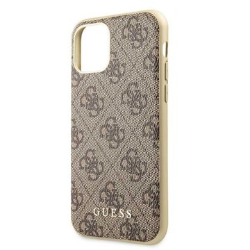 Plecki Guess do Apple iPhone 11 Pro Stripe Collection brązowy