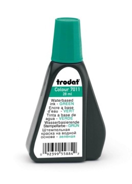 Штемпельные краски Trodat стандартные, 28 мл, зеленые