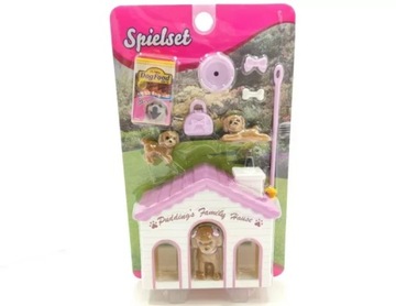ZABAWKA SPIELSET DOMEK DLA PSA + AKCESORIA