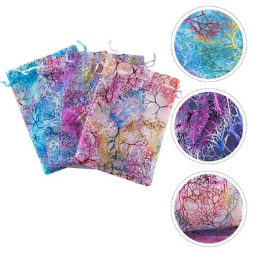 СУМКА ИЗ ОРГАНЗЫ СУМОЧКИ ДЛЯ ЮВЕЛИРНЫХ УКРАШЕНИЙ 100 ШТ.