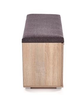 ЭЛЕГАНТНЫЙ ШКАФ ДЛЯ ОБУВИ ДУБ СОНОМА С СИДЕНЬЕМ