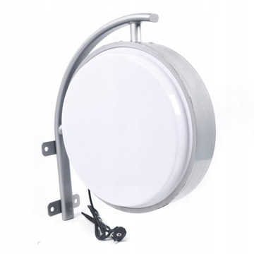 220V LED Kaseton reklamowy Okrągły płaski 40cm