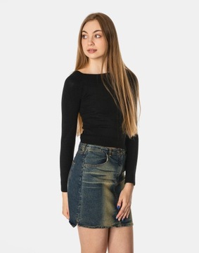 Krótki Sweterek Damski Sweter Crop Top 7964-01