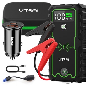 ROZRUSZNIK JUMP STARTER BOOSTER UTRAI ONE PRO 2500A + Baseus USB 5A 30W
