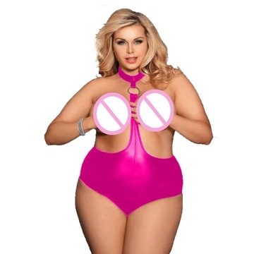 Plus Size Sexy One Piece Bodycon Bodysuit Women Sh