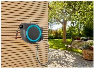 Катушка Gardena RollUp M/L настенная, шланг 25м 13мм