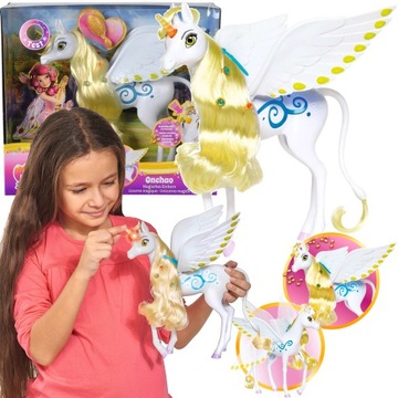 MIA I JA JEDNOROŻEC ONCHAO FIGURKA RUCHOME SKRZYDŁA ŚWIATŁO DŹWIĘK + AKCES.