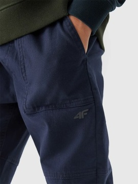 БРЮКИ ДЛЯ МАЛЬЧИКОВ 4F ДЖОГГЕРЫ ДЛЯ ДЕТЕЙ, ХЛОПОК AW23M412