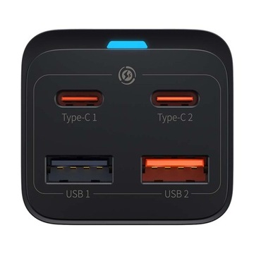 Настенное зарядное устройство Baseus 65 Вт USB-C USB GaN PD QC