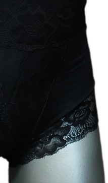 Majtki modelujące L figi 40 czarne wyszczuplające NOWE bawełna