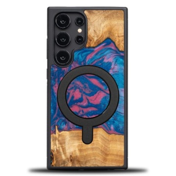 Pouzdro Bewood Unique pro Samsung Galaxy S25 Ultra Neons Vegas s MagSafe