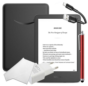 CZYTNIK AMAZON KINDLE 11 BEZ REKLAM 16 GB + RYSIK + DODATKI - WERSJA 2024