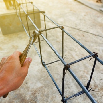 Drut wiązałkowy 1,4 do wiązania zbrojenia zbrojeniowy czarny żarzony miękki