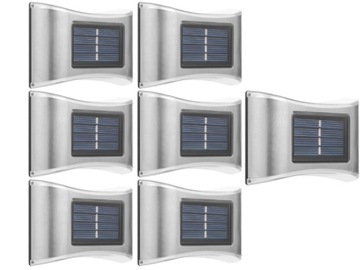 7x Kinkiet Solarny LED Ozdobny +Czujnik Zmierzchu
