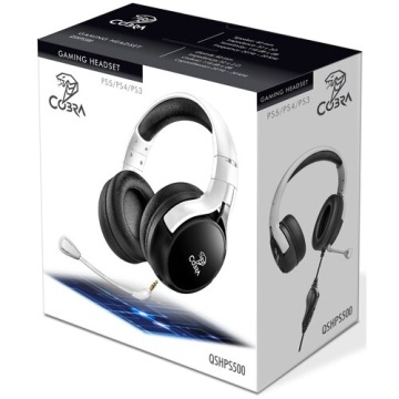 Накладные наушники COBRA QSHPS500 для PS5