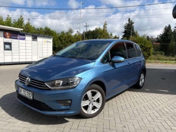 Volkswagen Golf Sportsvan Sportsvan 1.6 TDI BlueMotion 110KM 2014 Volkswagen Golf Sportsvan 1,6 TDI 110Km Alu Import Raty Oplaty ASO