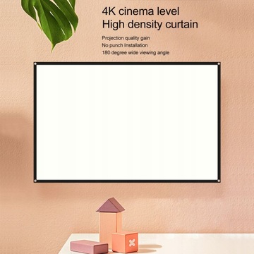 ПРОЕКЦИОННЫЙ ЭКРАН ДЛЯ 60-ДЮЙМОВОГО ПРОЕКТОРА