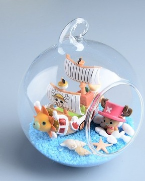 Подсвечник Декоративная стеклянная безделушка с отверстием для украшений своими руками 8см 6 шт.