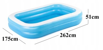 НАДУВНОЙ САДОВЫЙ БАССЕЙН 262x175x51см BESTWAY 54006