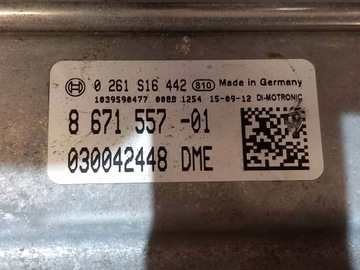 BMW 7 G11 G12 2019 Z PŘEDNÍ JEDNOTKA / ŘÍZENÍ ECU MOTORU