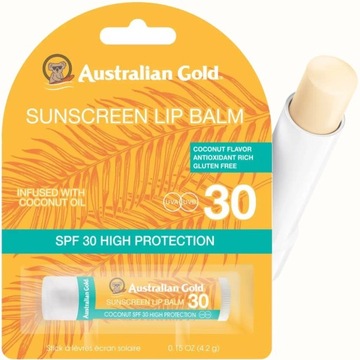 AUSTRALIAN GOLD POMADKA DO UST OCHRONNA SPF 30