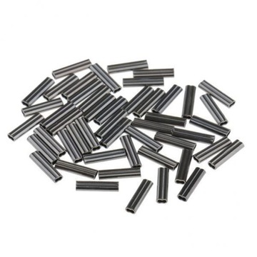6xDouble Barrel Copper Crimp Sleeves Zaciski