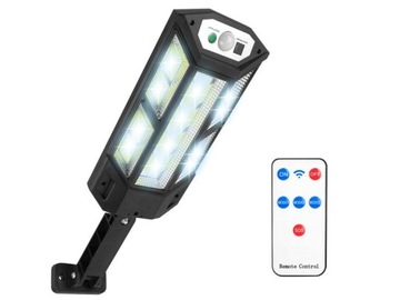 LAMPA SOLARNA 6000K Z CZUJNIKIEM RUCHU, ZMIERZCHU