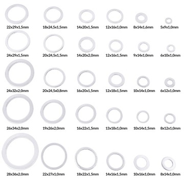 НАБОР АЛЮМИНИЕВЫХ ШАЙБ 300 шт.